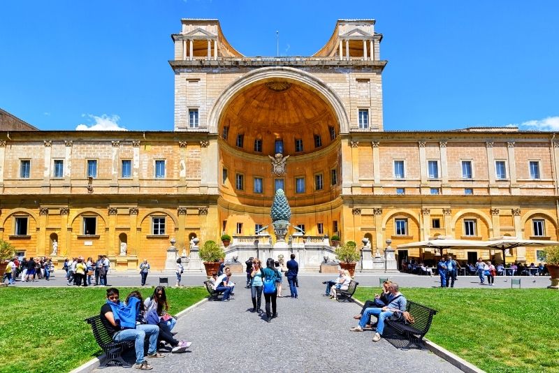 Belvedere and Pine Courtyards, Vatican