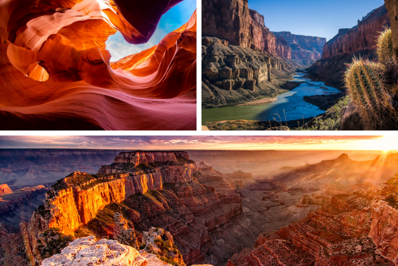 Desde Las Vegas Antelope y Grand Canyon Sunrise Tour - 2 días Desde Las Vegas Antelope y Grand Canyon Sunrise Tour - 2 días
