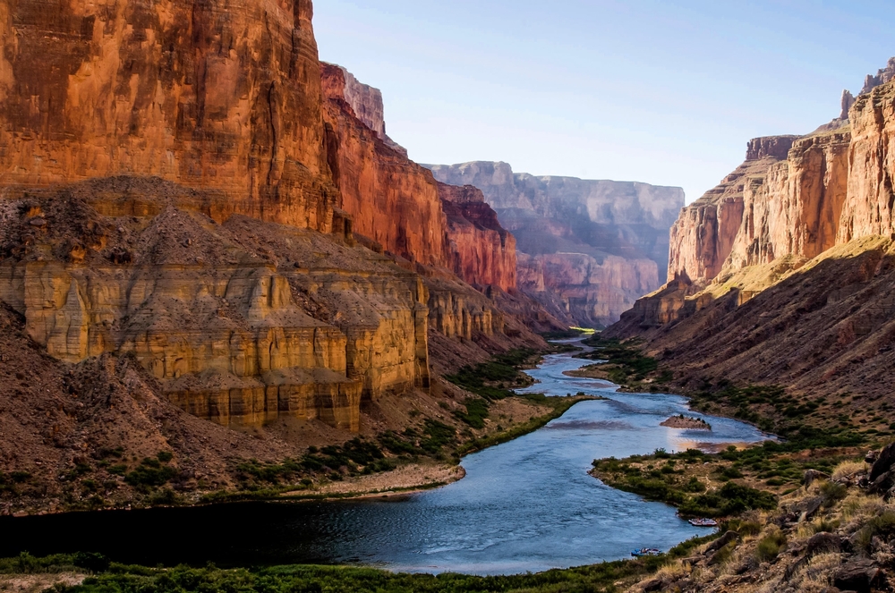 Colorado River View von einem Boot
