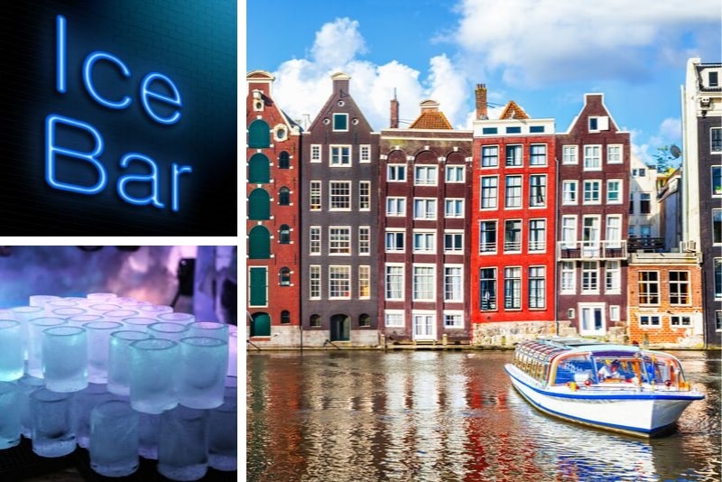 Amsterdam Canal Cruise and Entrance to Xtracold Icebar