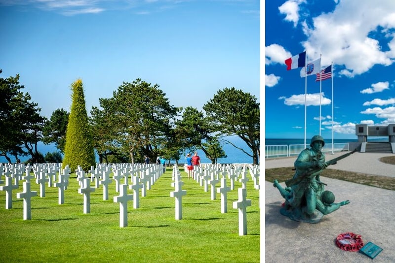 Visite des plages du débarquement en Normandie, dégustation de cidre et déjeuner