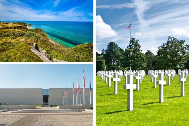 Circuit du Jour J Mémorial de Caen, Plages du Débarquement, Cimetière St Laurent, Arromanches - Pick-updrop-off