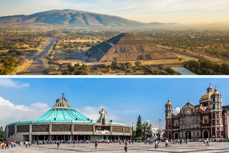 Mexiko Ganztagestour durch Teotihuacán und Basilika Guadalupe