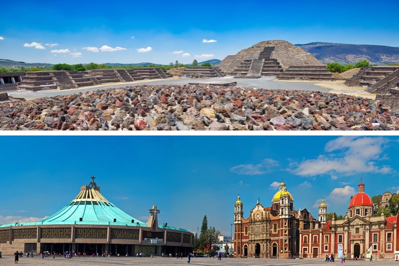 Private Tour Teotihuacan und Guadalupe Schrein