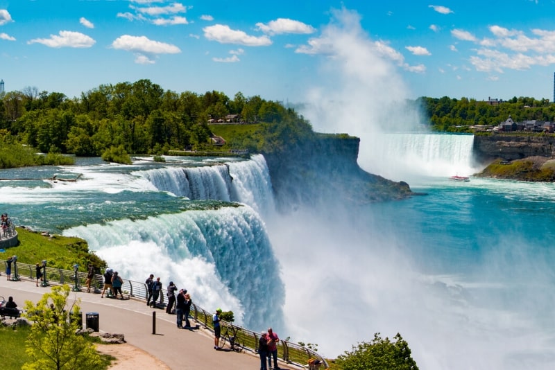 Visite américaine des chutes Niagara et promenade en bateau Maid of the Mist