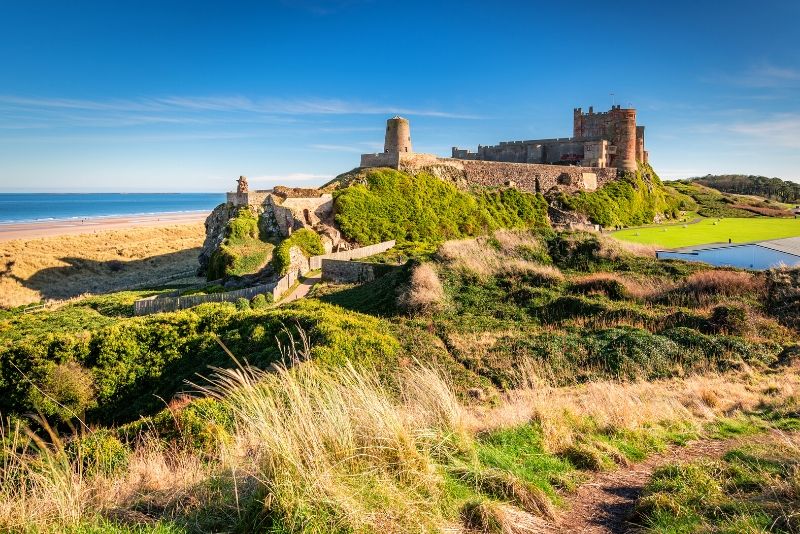 Bamburgh Castle, England - best castles in Europe