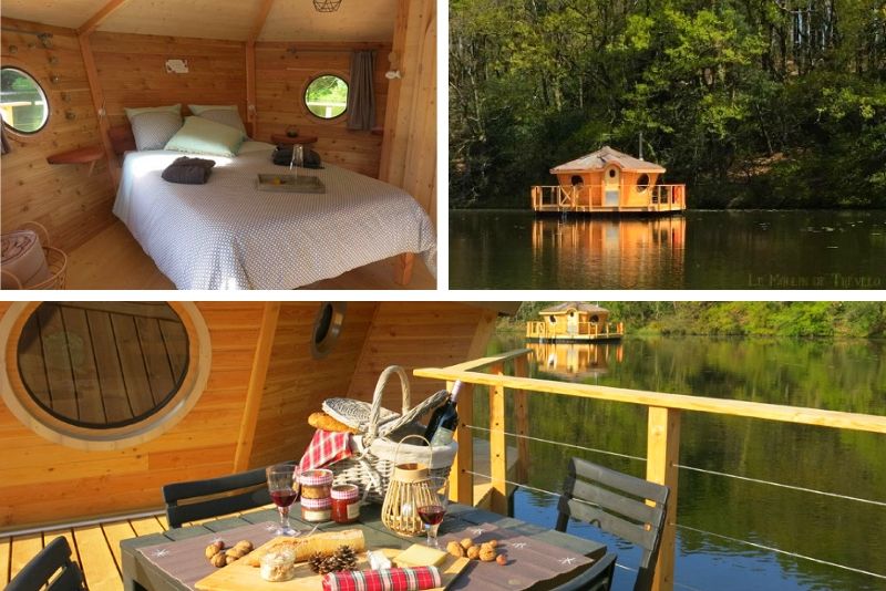 Laissez-vous endormir par le silence de ces cabanes flottantes- #23 Hébergements insolites en France