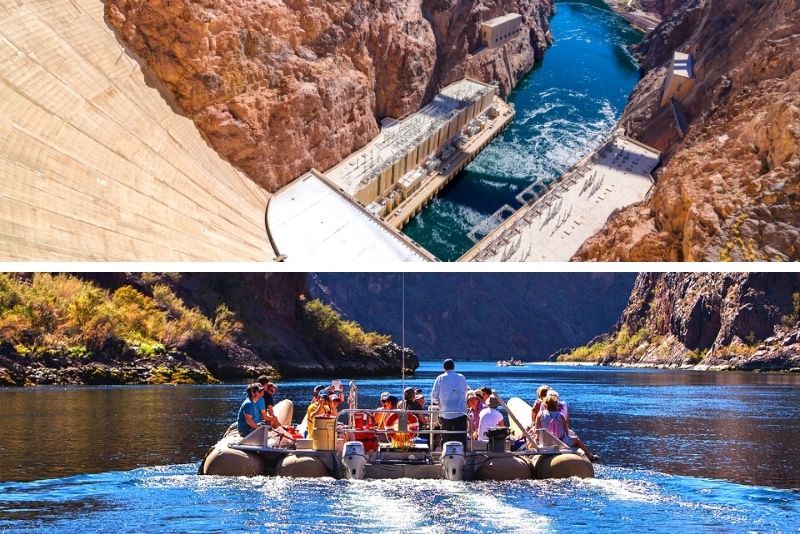 Hoover Dam Top to Bottom by Luxury SUV with Colorado River Float