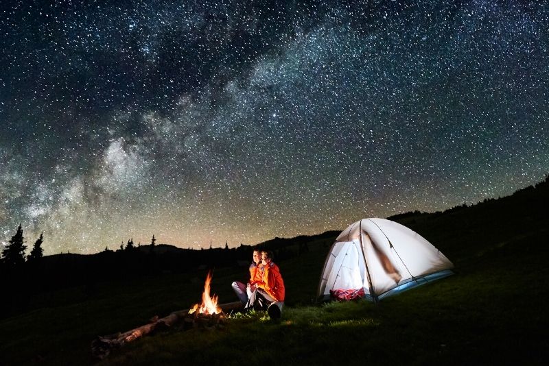 overnight camping in Zion National Park