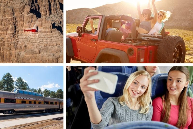 duration from Las Vegas to Grand Canyon South Rim