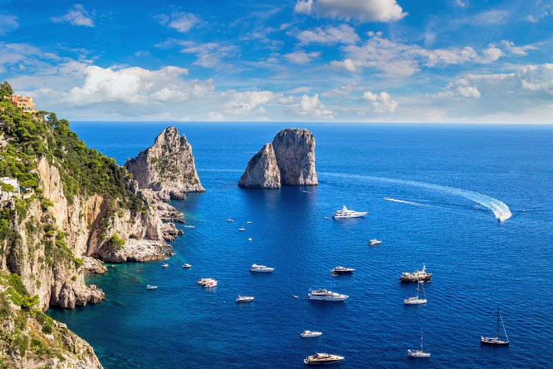 best time for a Capri boat tour best time for a Capri boat tour