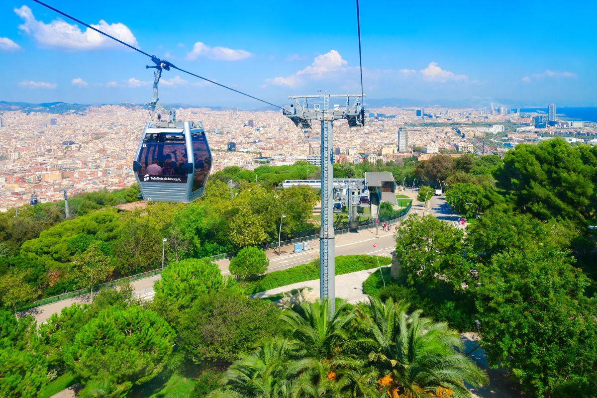 Montjuïc Cable Car in Barcelona