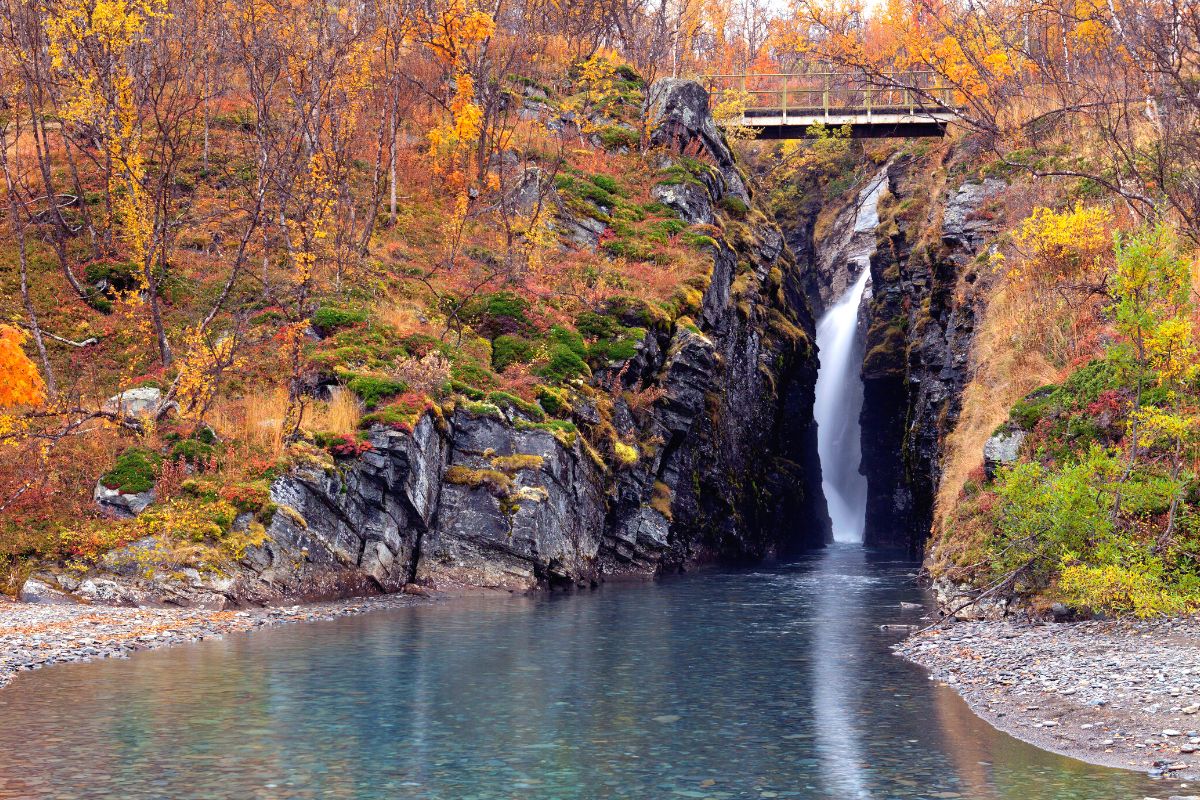 Silverfallet Bjorkliden, Sweden