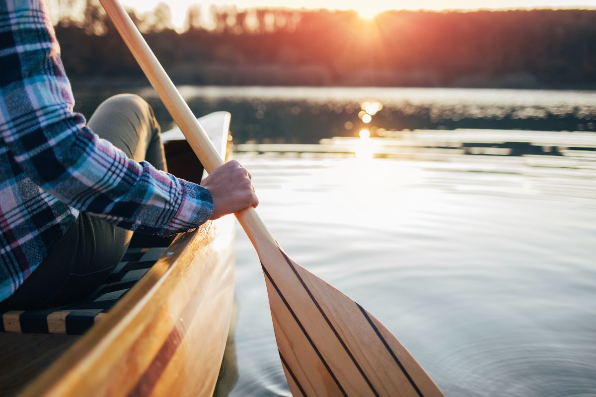 canoeing in Kiruna