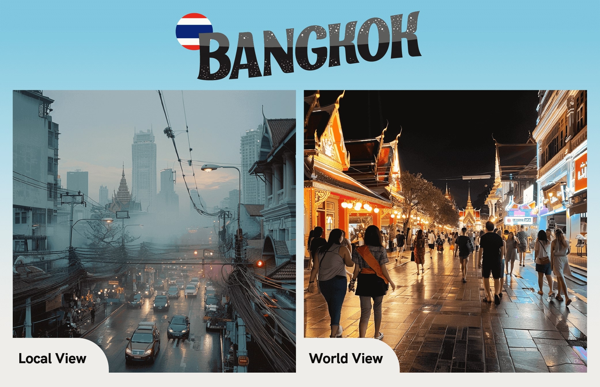 Bangok, Generating City Stereotypes with AI