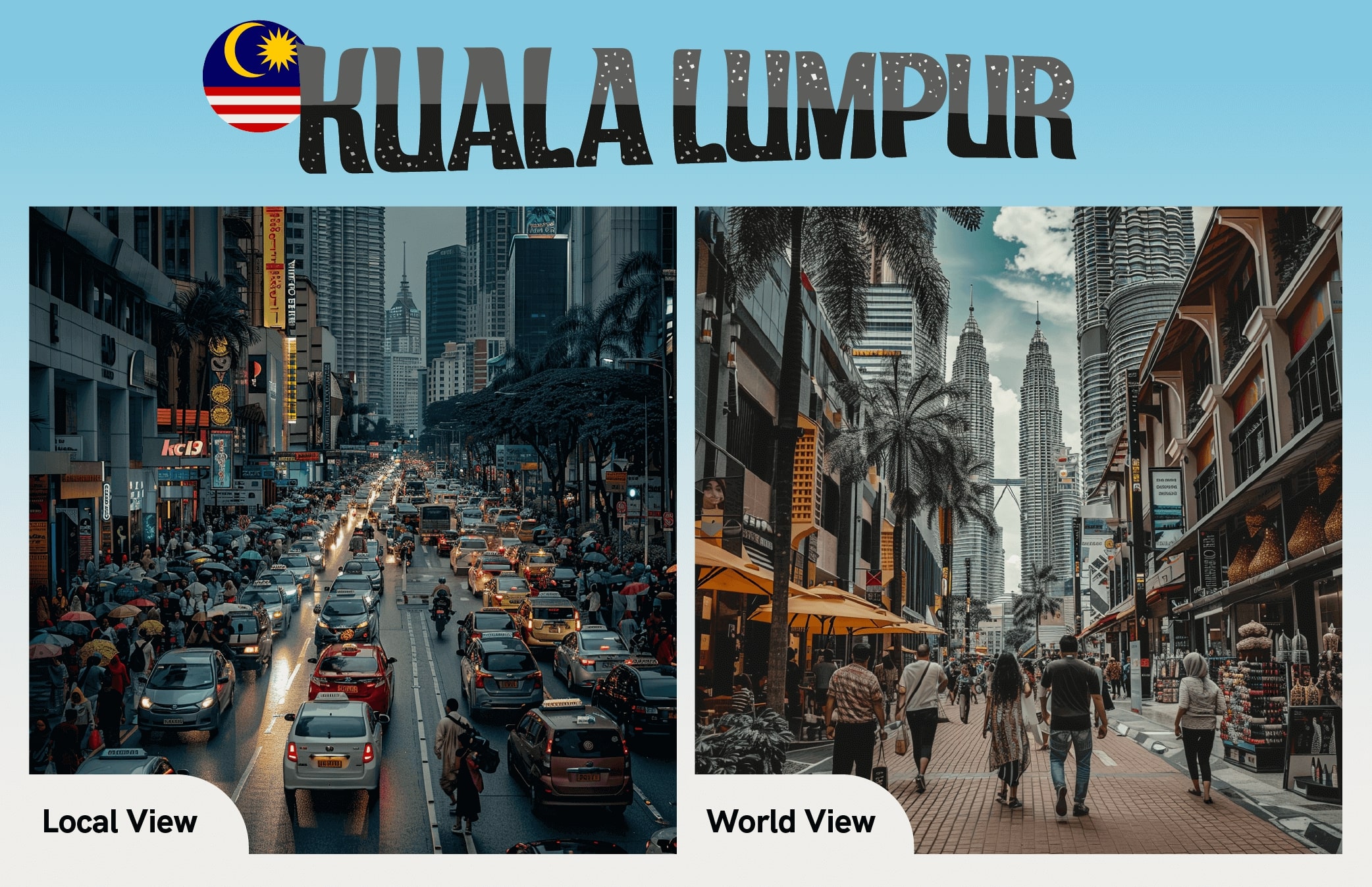 Kuala Lumpur, Generating City Stereotypes with AI