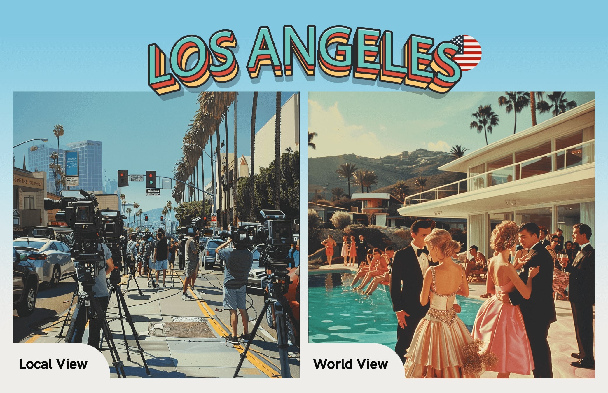 Los Angeles, Generating City Stereotypes with AI