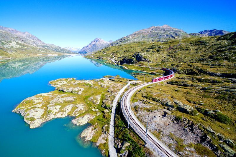 Bernina Express (Switzerland) Tour from Milan