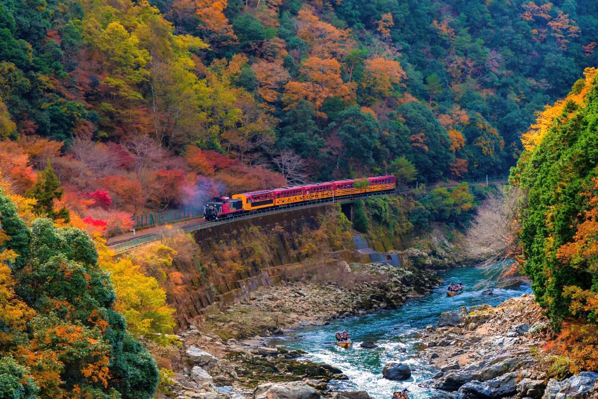 Sagano Romantic Train from Kyoto