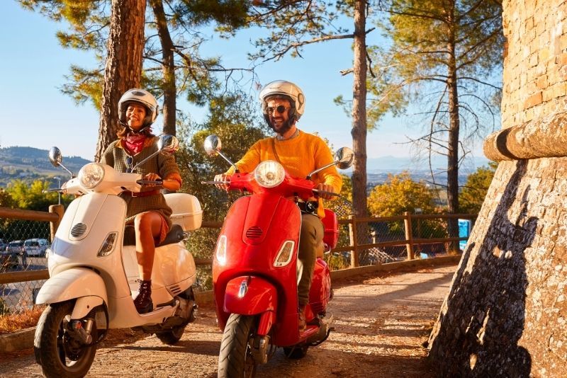 Recorrido en scooter en Florencia