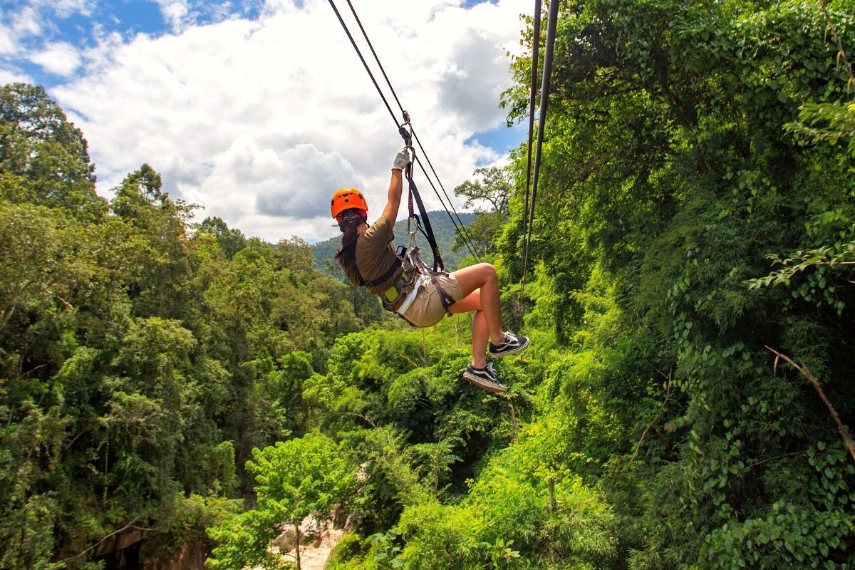 Zip Lining in Medellín